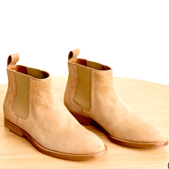 Jenni KayneWomen’s Suede Chelsea BootDark Sand Ankle BootsEUR 39